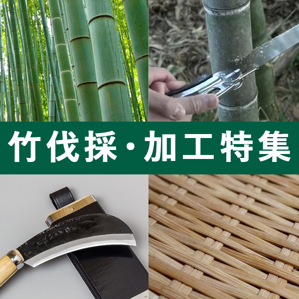 竹伐採加工特集