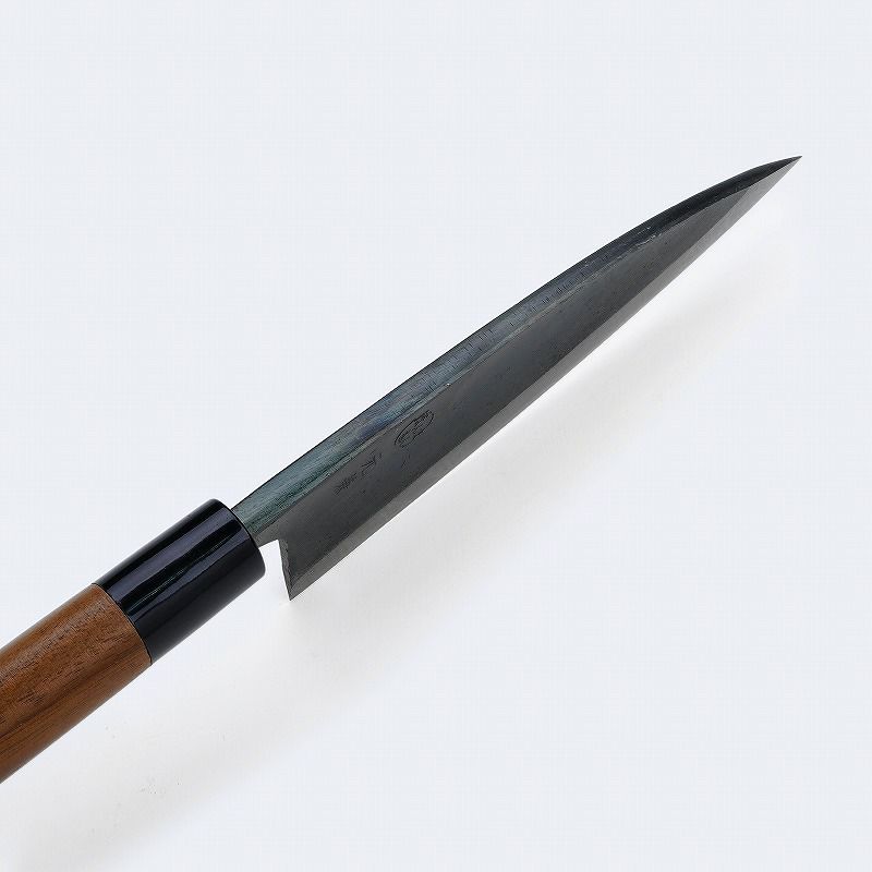 元兼 出刃包丁 両刃 150mm 黒打ち仕上げ 青紙鋼 極上品