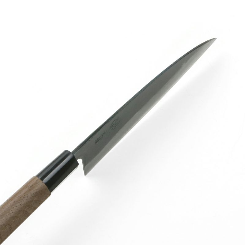 元兼 舟行包丁 両刃 150mm 青紙1号 割込み 黒打ち仕上げ 極上品