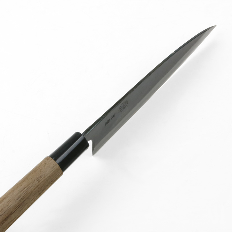 元兼 舟行包丁 両刃 150mm 青紙1号 割込み 黒打ち仕上げ 極上品
