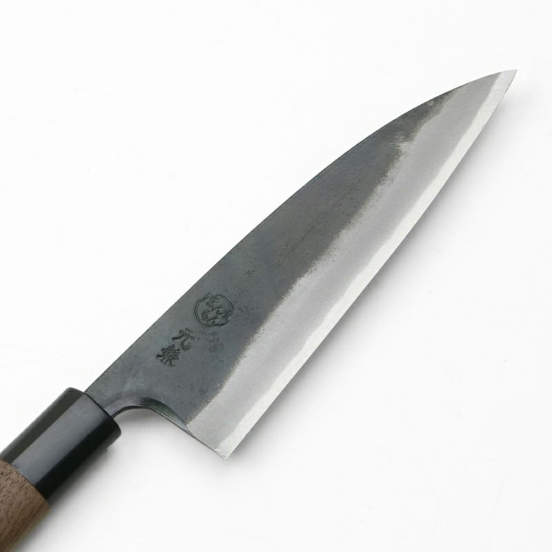 元兼 舟行包丁 両刃 150mm 青紙1号 割込み 黒打ち仕上げ 極上品