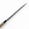 元兼 柳刃包丁 両刃 240mm 青紙1号 割込み 黒打ち仕上げ 極上品