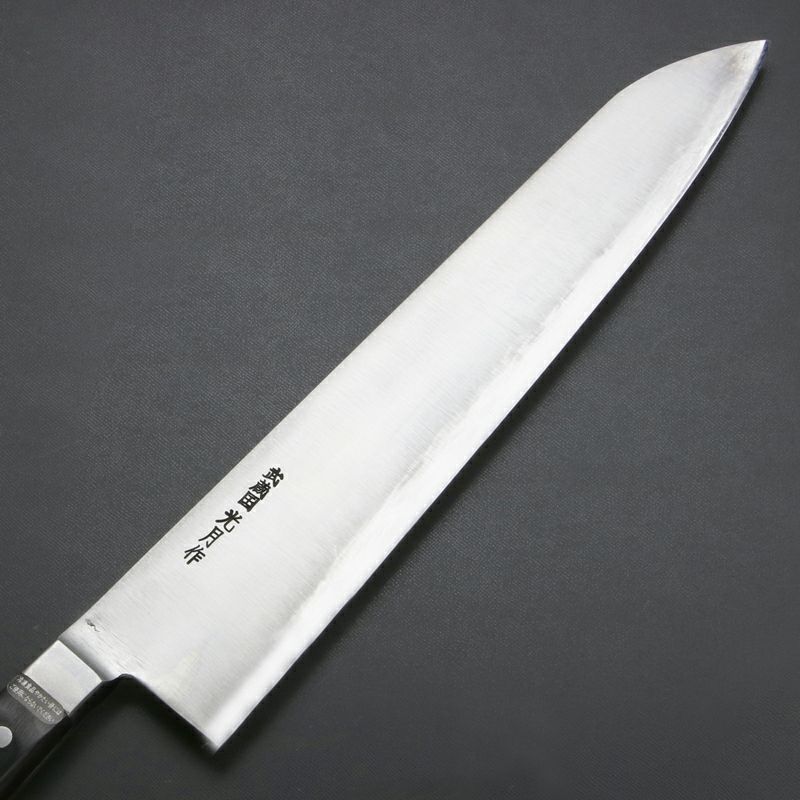 武蔵国光月作 牛刀 両刃 360mm