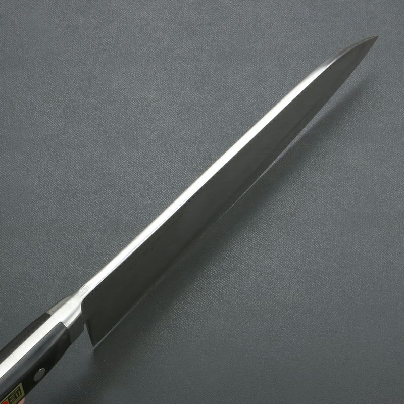 武蔵国光月作 洋出刃包丁 両刃 240mm