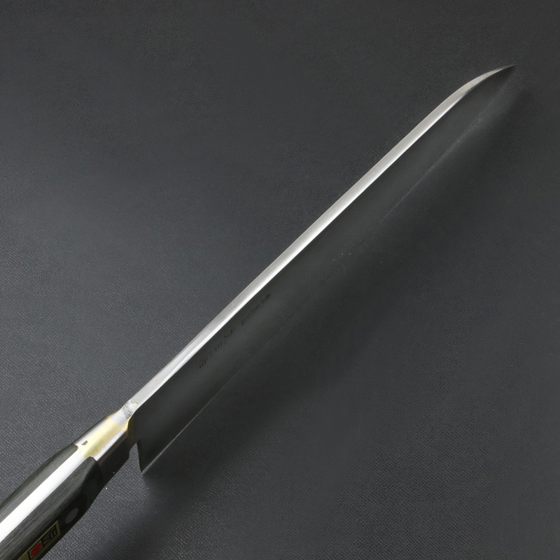 武蔵国光月作 洋出刃包丁 両刃 270mm