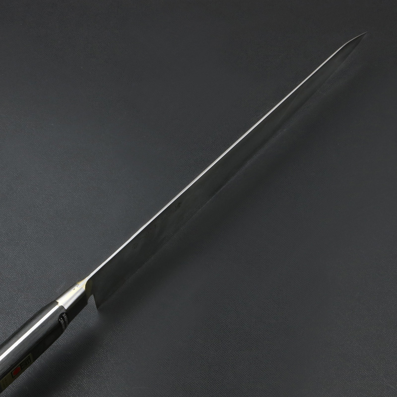武蔵国光月作 筋引包丁 両刃 300mm