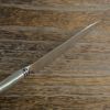 ペティナイフ 両刃 150mm ステン＆ニッケル 63層鋼 ステンレス一体型 ダマスカス模様