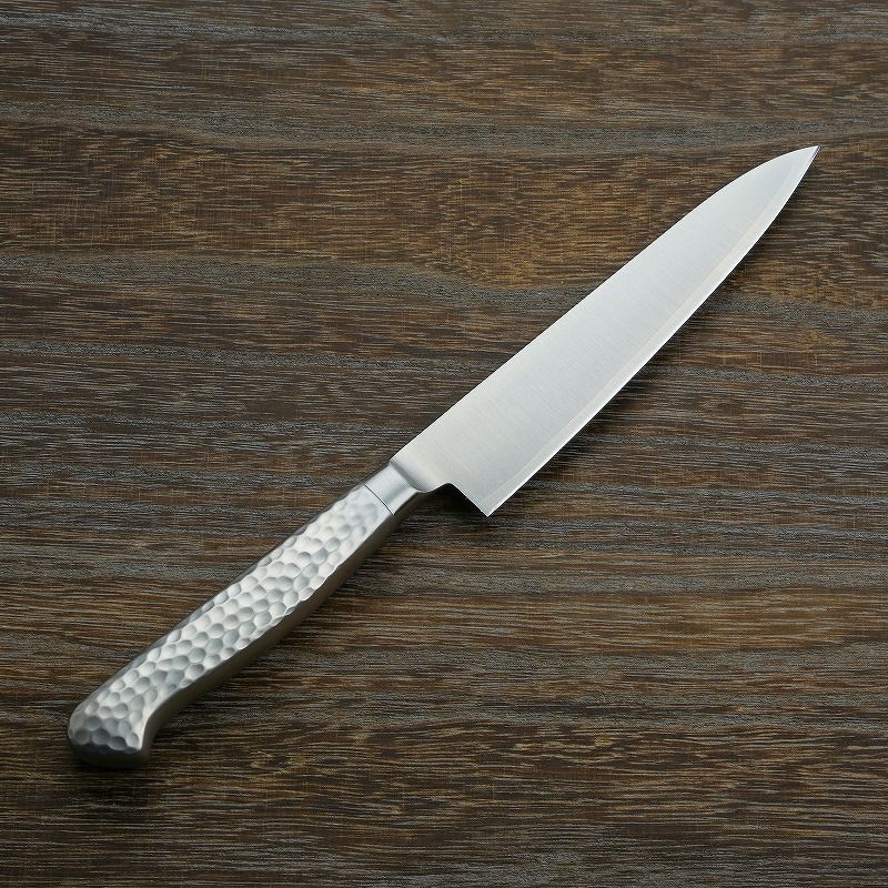 ペティナイフ 両刃 150mmモリブデンバナジウム鋼 共柄 ステンレス一体型 | 厳選 刃物 道具の専門店 ほんまもん 本店