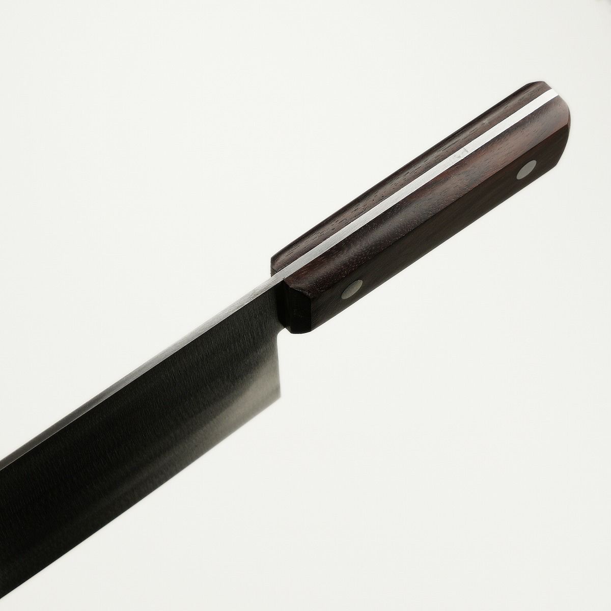 中華包丁 両刃 220mm 鋼製 方頭刃 中厚