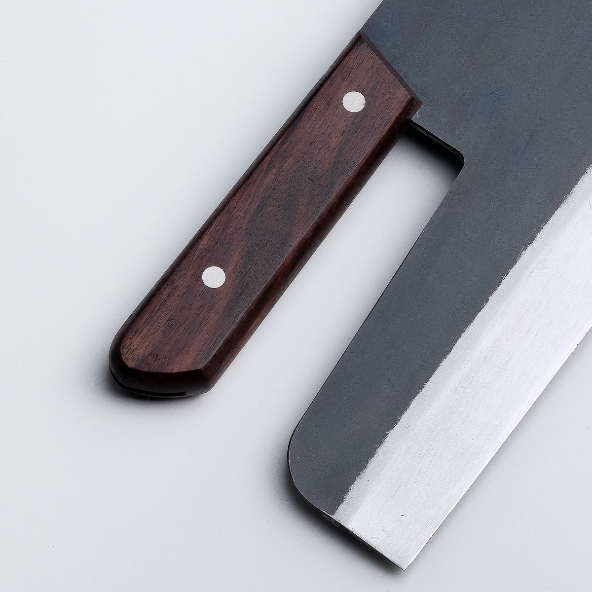 全鋼 手打ち 麺切包丁300mm 柄