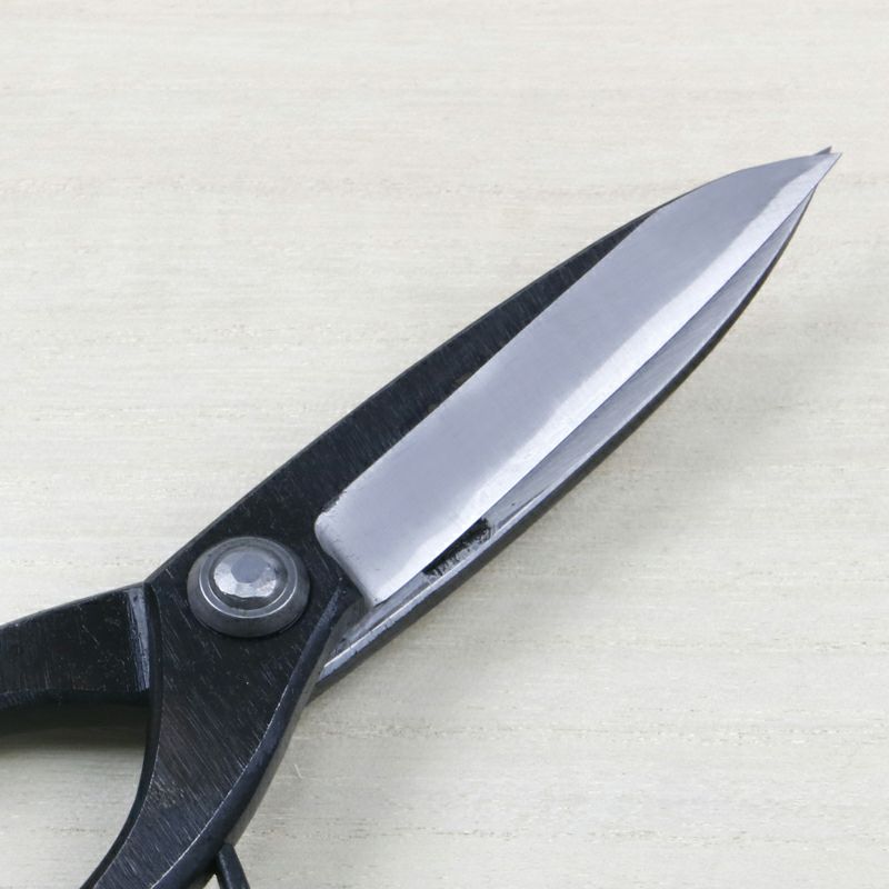 佐保 庭師型鋏 3寸5分刃 青紙鋼 カシメ止め 総手造り鍛造品 刃