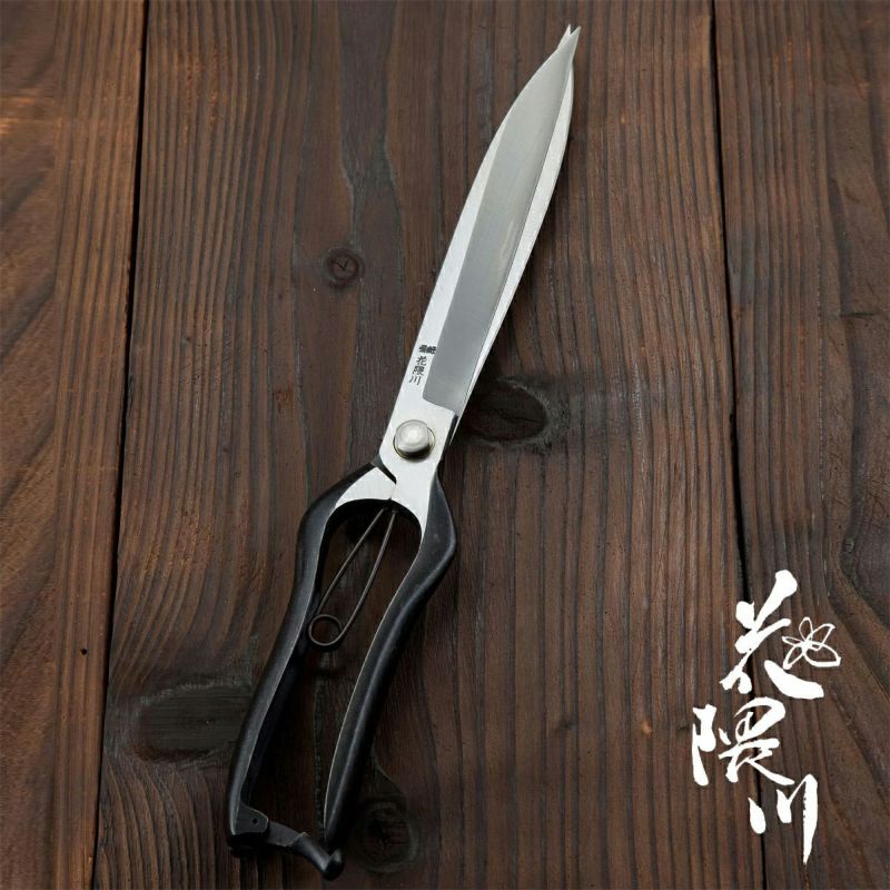 花隈川 片手刈込鋏 両刃 超ロング 320mm | 厳選 刃物 道具の専門店