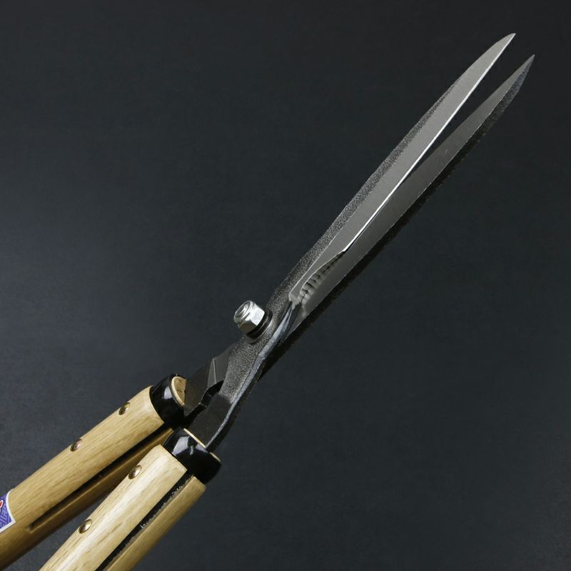 東周作 刈込鋏 165mm 全鋼 太枝切り付き 側面