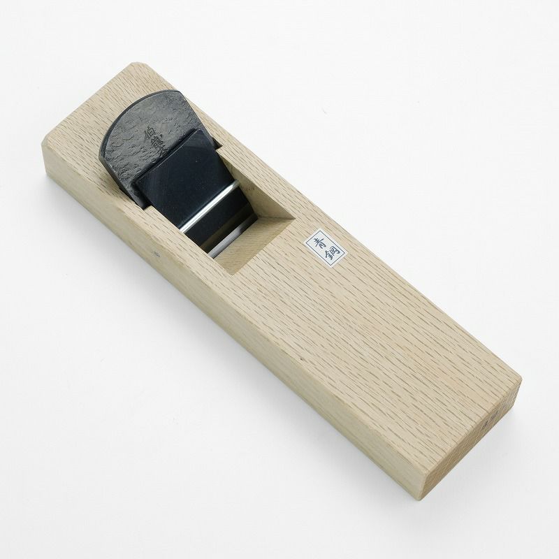 伯龍斎 雛平鉋 42mm 青紙1号 釜地 白樫7寸台 二枚鉋