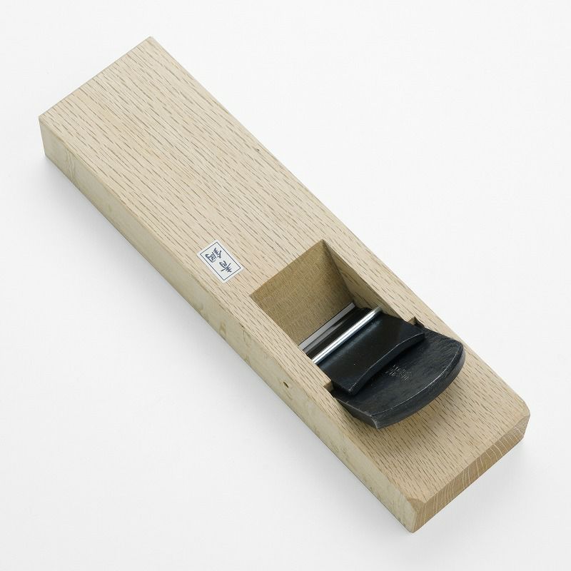 伯龍斎 雛平鉋 42mm 青紙1号 釜地 白樫7寸台 二枚鉋