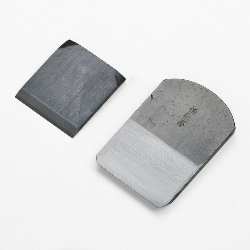 伯龍斎 雛平鉋 48mm 青紙1号 釜地 白樫7寸台 二枚鉋