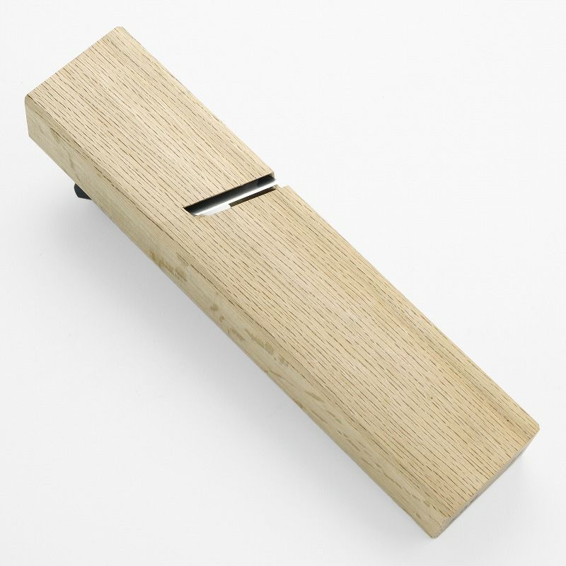 伯龍斎 際鉋 右 36mm 青紙1号 釜際地 白樫8寸台 二枚鉋