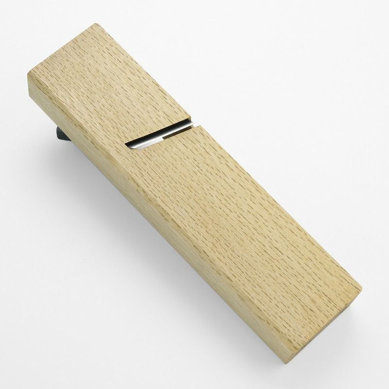 伯龍斎 際鉋 右 42mm 青紙1号 釜地 白樫8寸台 二枚鉋