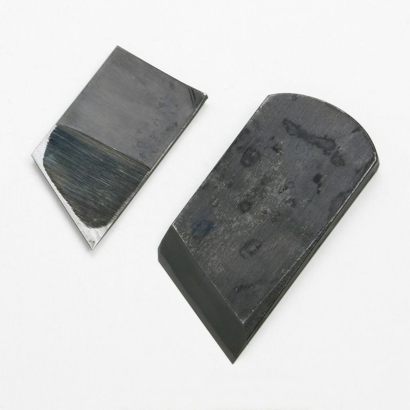 伯龍斎 際鉋 右 42mm 青紙1号 釜地 白樫8寸台 二枚鉋