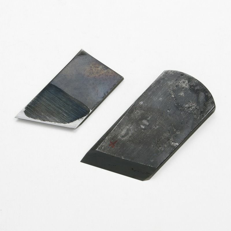 伯龍斎 際鉋 左 42mm 青紙1号 釜地 白樫8寸台 二枚鉋