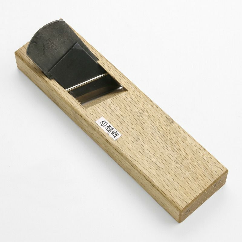 伯龍斎 雛際鉋 左 42mm 青紙1号 釜地 白樫7寸台 二枚鉋