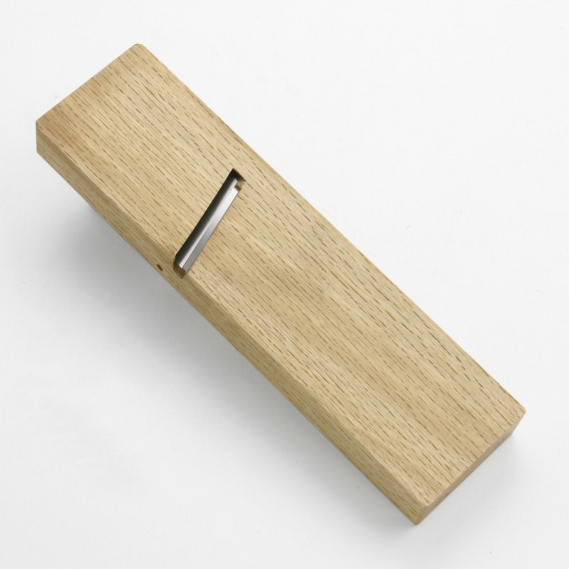 伯龍斎 雛際鉋 左 42mm 青紙1号 釜地 白樫7寸台 二枚鉋