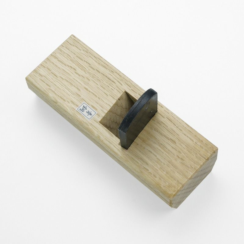 伯龍斎 台直し鉋 42mm  青紙1号 釜地 白樫台 一枚鉋