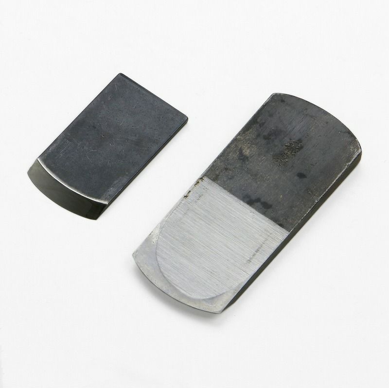 飛鳥 四方反り鉋 36mm 青紙2号 極軟鉄 白樫4寸5分台 二枚鉋