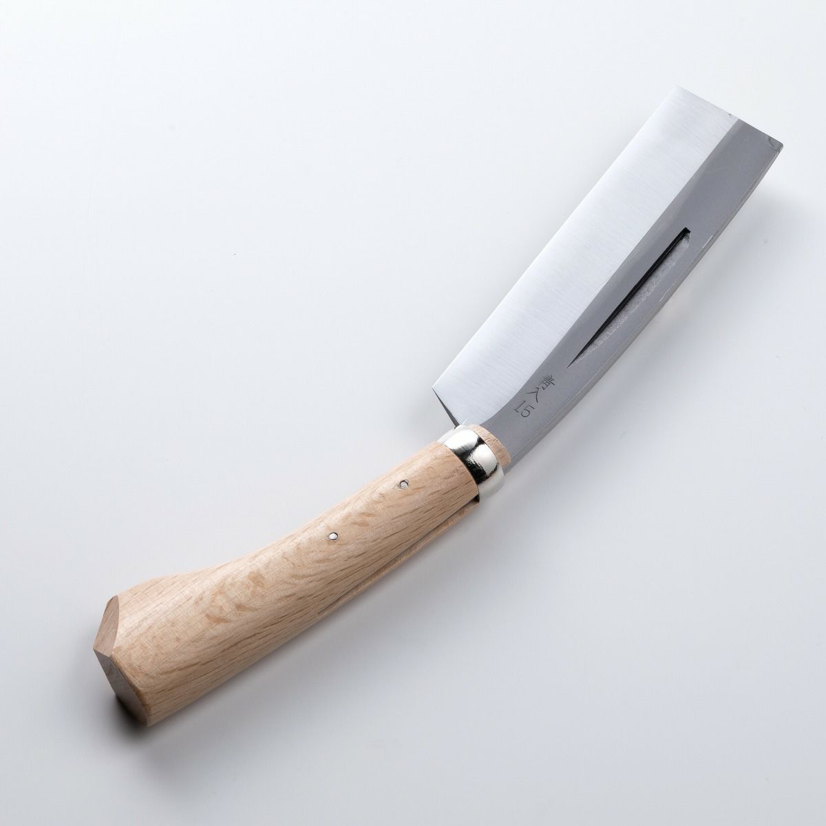 東周作 極上 腰鉈 片刃150mm 細身 青紙鋼 鞘付き 本職向け