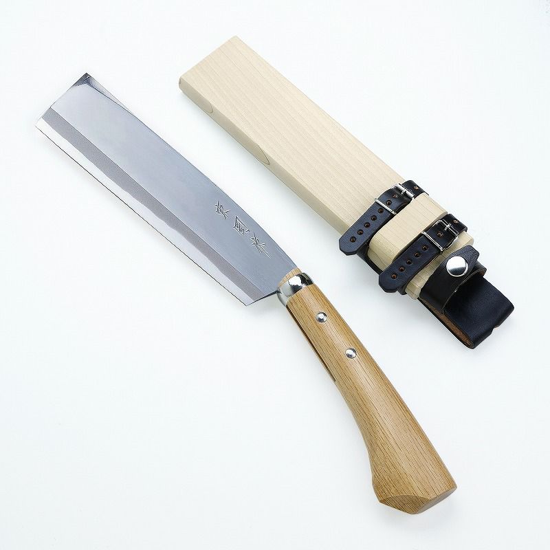本職用　繰り小刀　青紙　一心堂義近　刃渡り約13cm 九里小刀・繰小刀