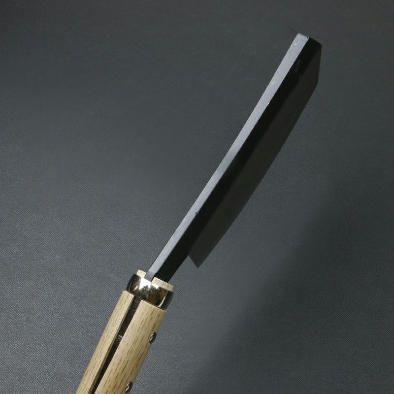 東周作 極上 枝打鉈 キリン型500g 青紙鋼 鞘付き 峰