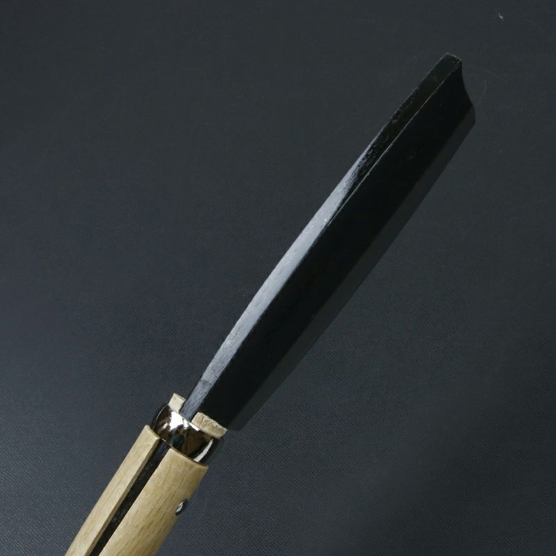 東周作 極上 枝打鉈 改良型500g 青紙鋼 鞘付き 峰