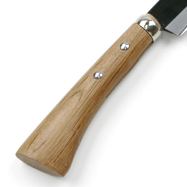 東周作 竹割鉈 両刃240mm 青紙鋼 鞘付き