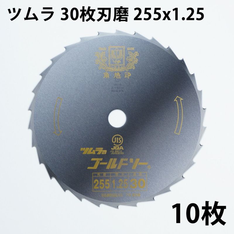 レッドシャーク チップソー 1枚 255×36P 刈払機 草刈り 時間指定不可 255×36P