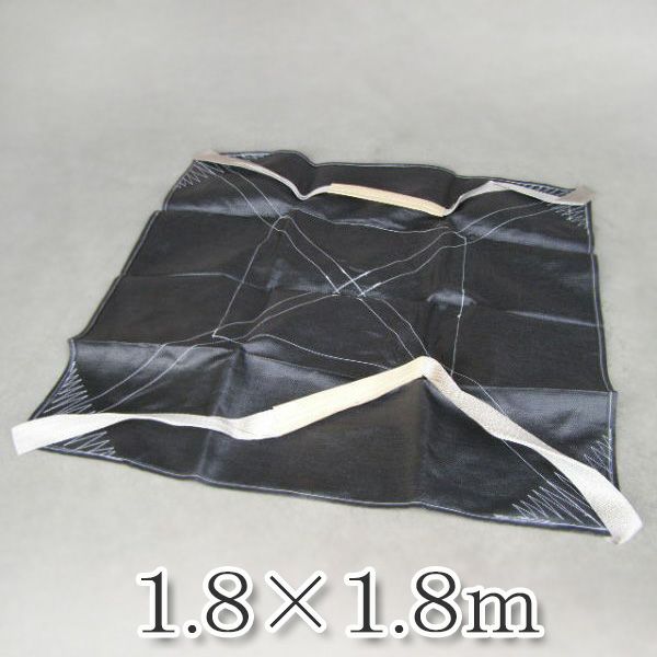 小泉製麻製 バロンモッコ 中 1.8m×1.8m 運搬用 2点吊 | 厳選 小泉製麻製 バロンモッコ 中 1.8m×1.8m 運搬用 2点吊 | 厳選