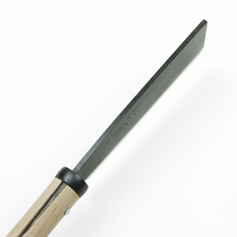 日野浦刃物工房 味方屋作 片刃 秋田型6.0 白樫柄 鞘付き