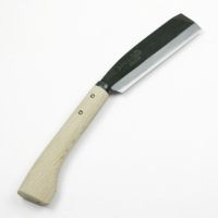 日野浦刃物工房 味方屋作 片刃 古型6.0 白樫柄 鞘付き