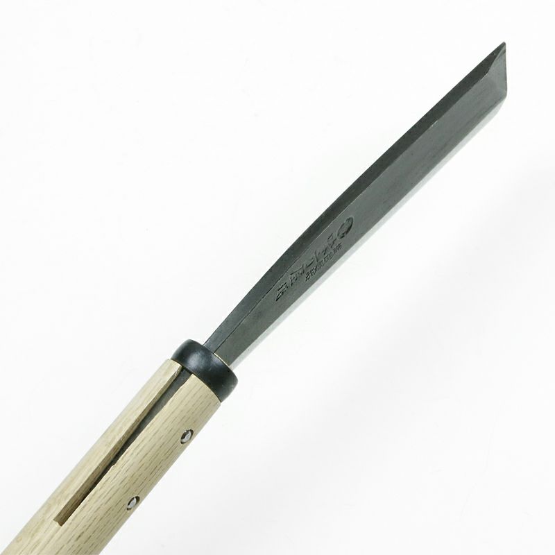 日野浦刃物工房 味方屋作 片刃 古型6.0 白樫柄 鞘付き