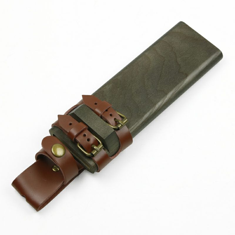 日野浦刃物工房 味方屋作 片刃 古型6.0 白樫柄 鞘付き