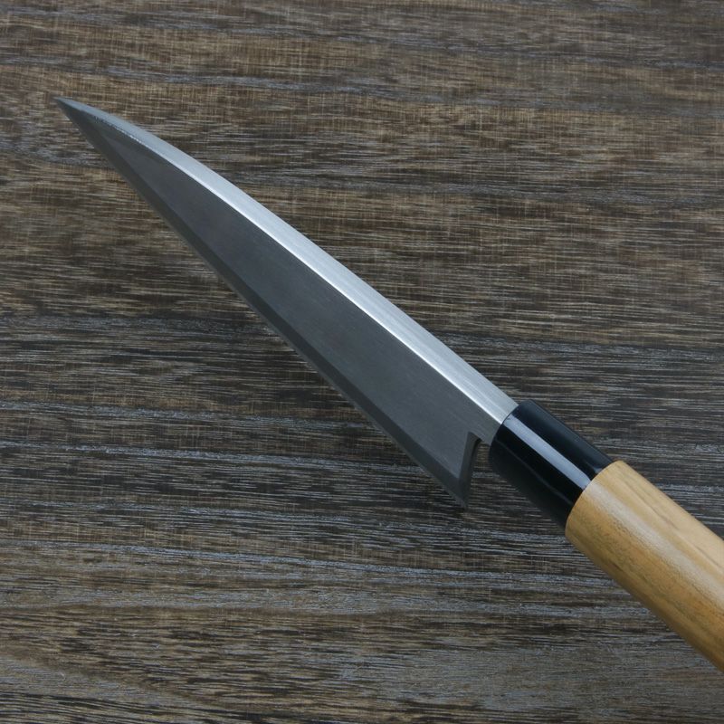 出刃包丁 片刃 165mm 白紙2号 鋼付 左利き用