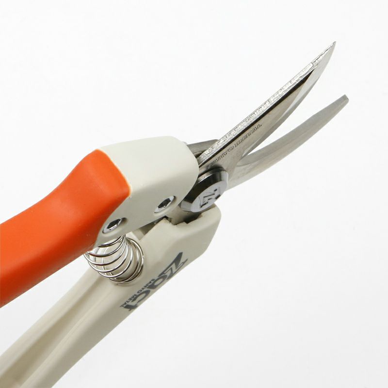 ザクト 替刃式剪定鋏 210mm ZS-210 専用ケース付き 側面