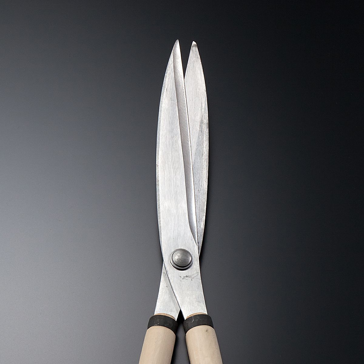 葉刈鋏 止型 210mm 白紙鋼 磨き仕上 本職向け 極上品