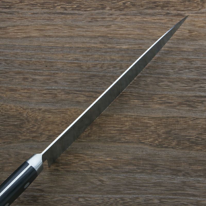 ミソノ 牛刀 両刃 240mm モリブデンステンレス 共口金付き 黒合板