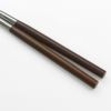 高級料理用箸 盛箸(真菜箸） パープルハート柄 150mm