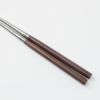 高級料理用箸 盛箸(真菜箸） パープルハート柄