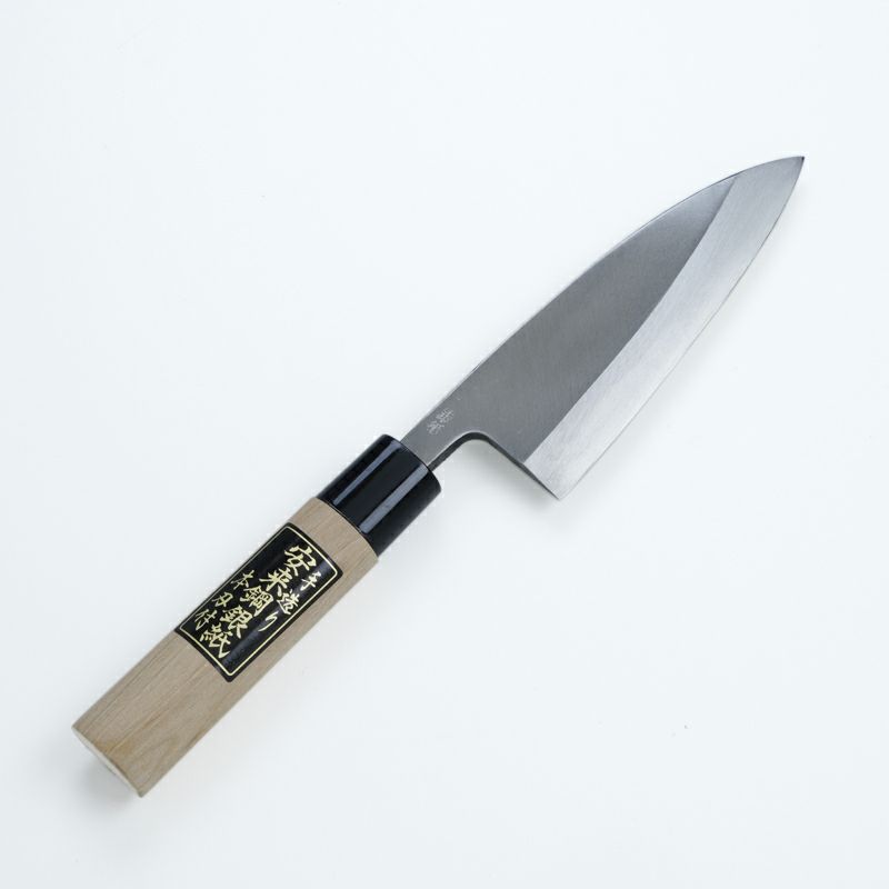 家庭向け包丁セット 銀三ステンレス 木箱入 2本組 出刃包丁 片刃 135mm 柳刃包丁 片刃 180mm