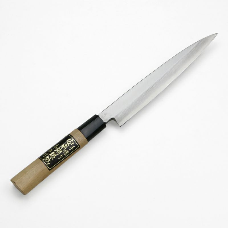 家庭向け包丁セット 銀三ステンレス 木箱入 2本組 出刃包丁 片刃 135mm 柳刃包丁 片刃 180mm