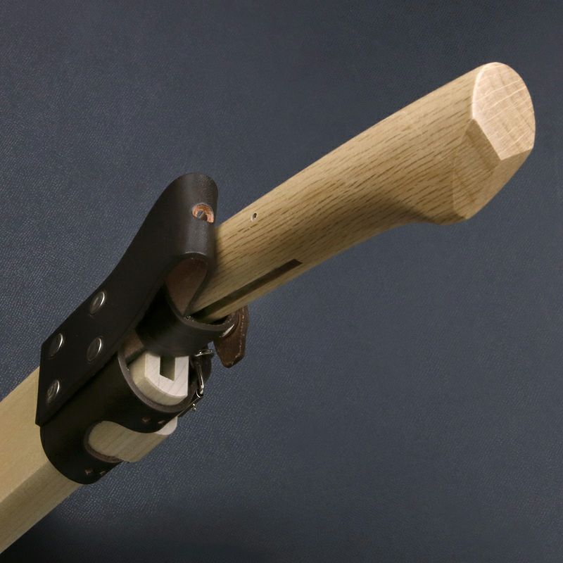 東周作 山師用磨き剣鉈 青紙鋼 片刃6寸 土佐火造り鉈