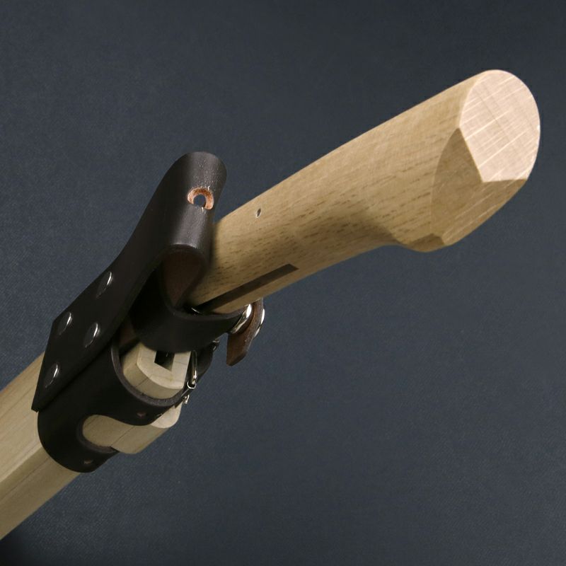 東周作 山師用磨き剣鉈 青紙鋼 両刃6寸 土佐火造り鉈