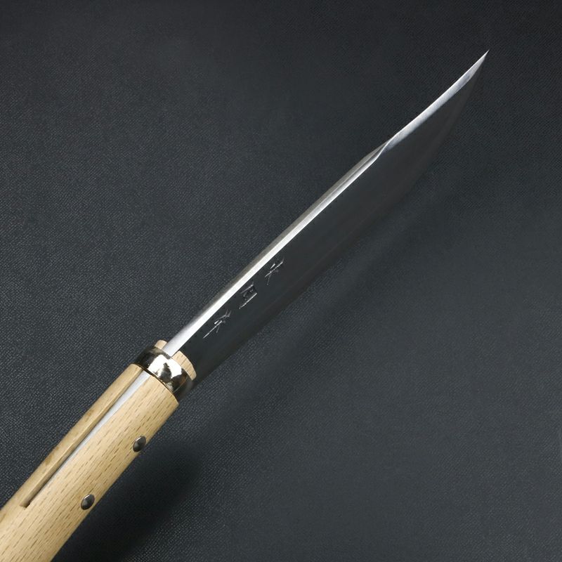 東周作 山師用磨き剣鉈 青紙鋼 両刃7寸 土佐火造り鉈